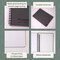 Undated Hardcover Monthly Planner 2025-2026 - 18 Month Monthly Calendar Planner Book for School Office and Home - Blank Monthly Planners for Goals Tasks and Dates - B5(6.9" x 9.8") Black
